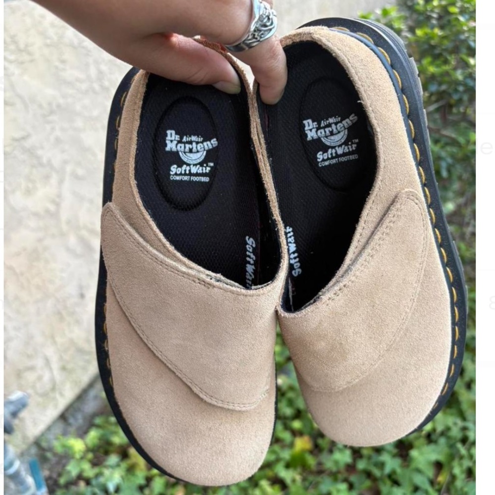 Dr. Martens Beige Slip-On Loafers SOLD